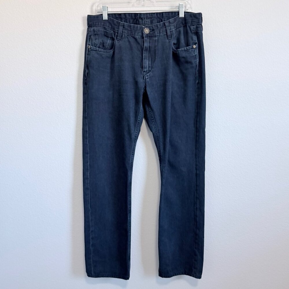 Robert Graham Dark Blue Slim Jim Denim Jeans  Men's Size 34.